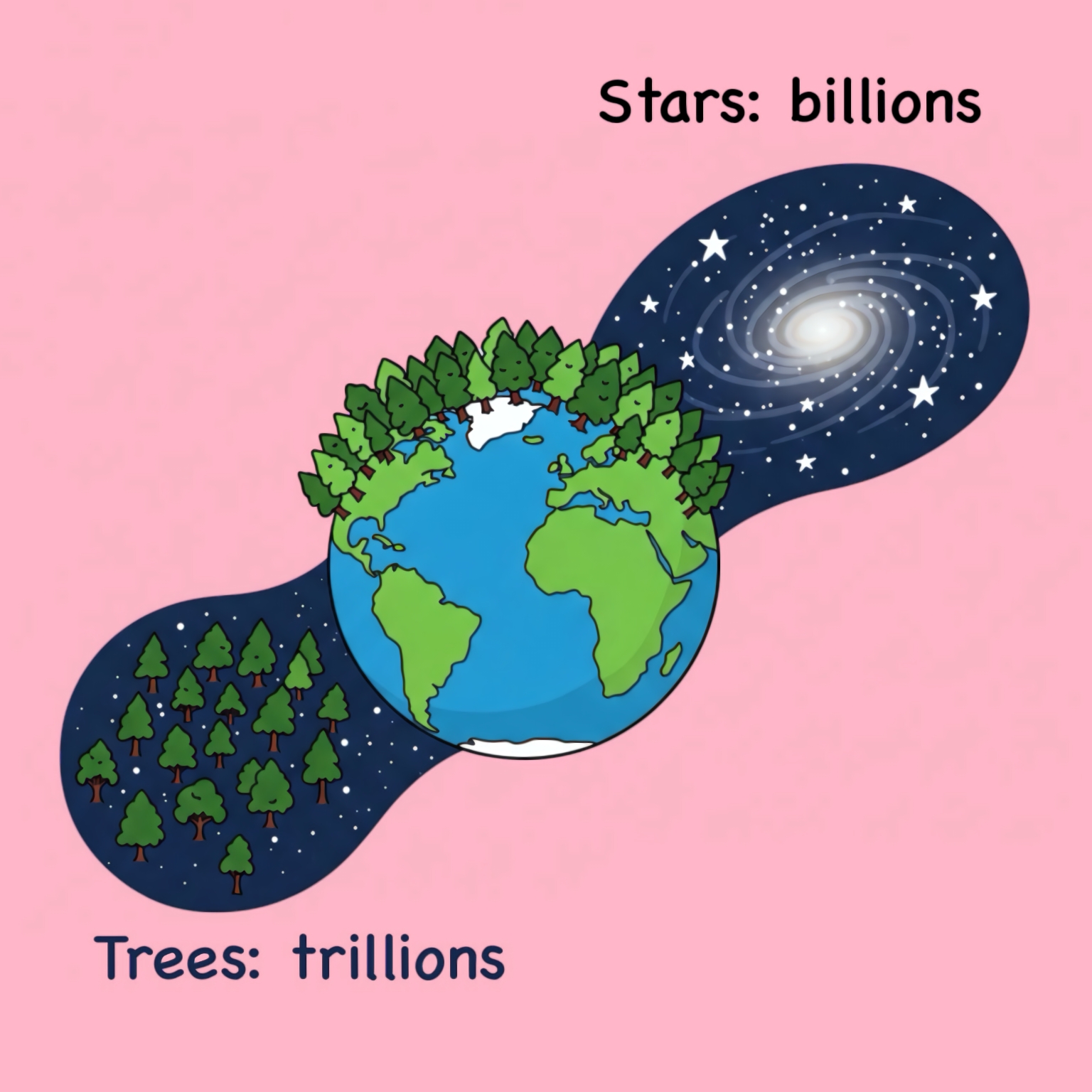 photo of Mind-blowing scale-More trees on Earth than stars in the Milky Way